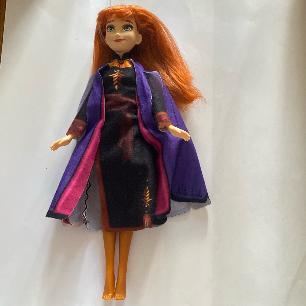 Disney Frozen Fashion Doll Anna full costume, no boots.